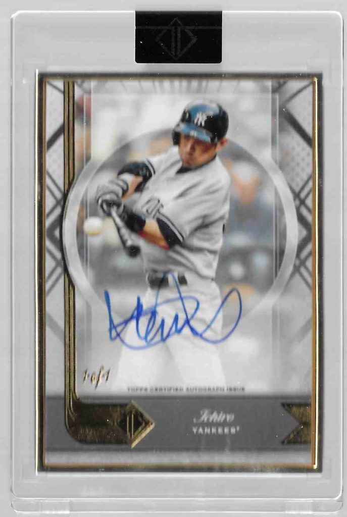 2021 Topps Transcendent Icons Gold Deco Autograph GDA-I3 Ichiro