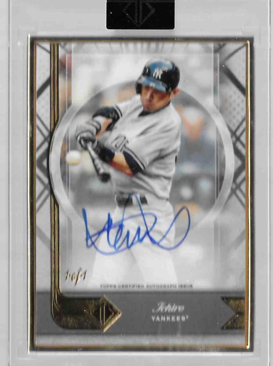 2021 Topps Transcendent Icons Gold Deco Autograph GDA-I3 Ichiro