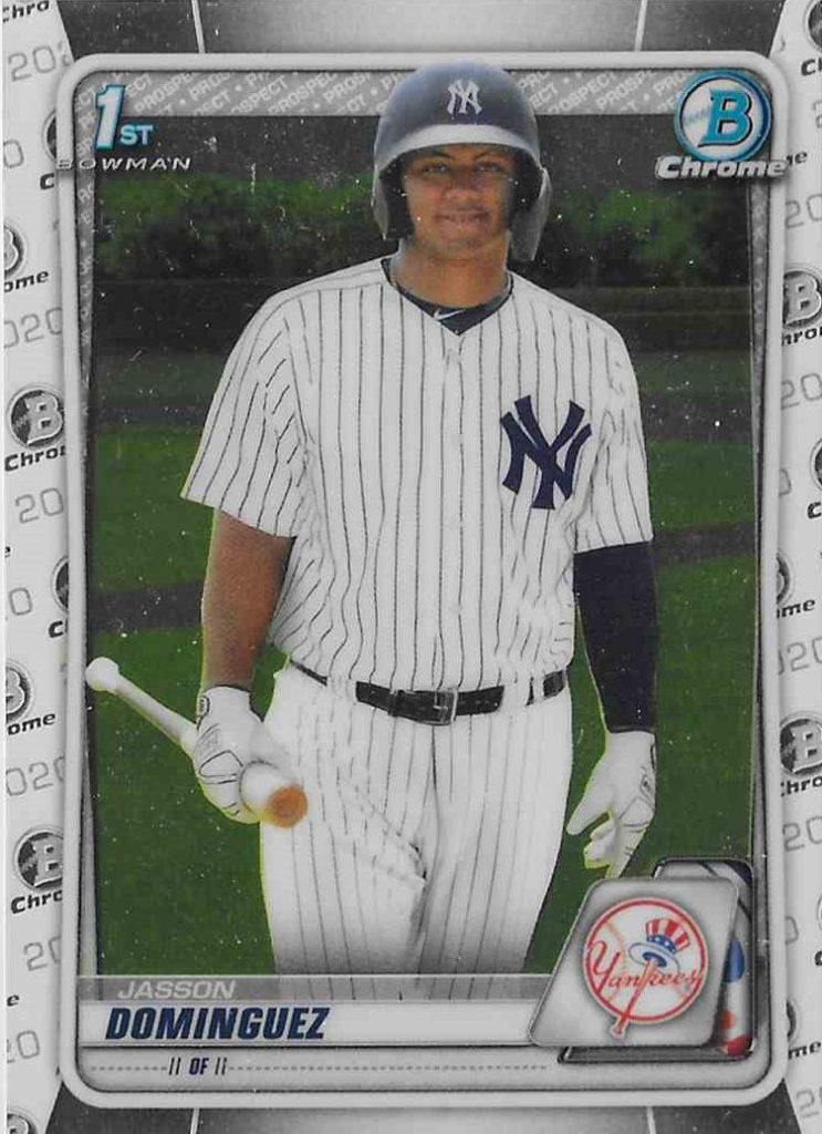 2020 Bowman Chrome BCP-8 Jasson Dominguez 1st Bowman