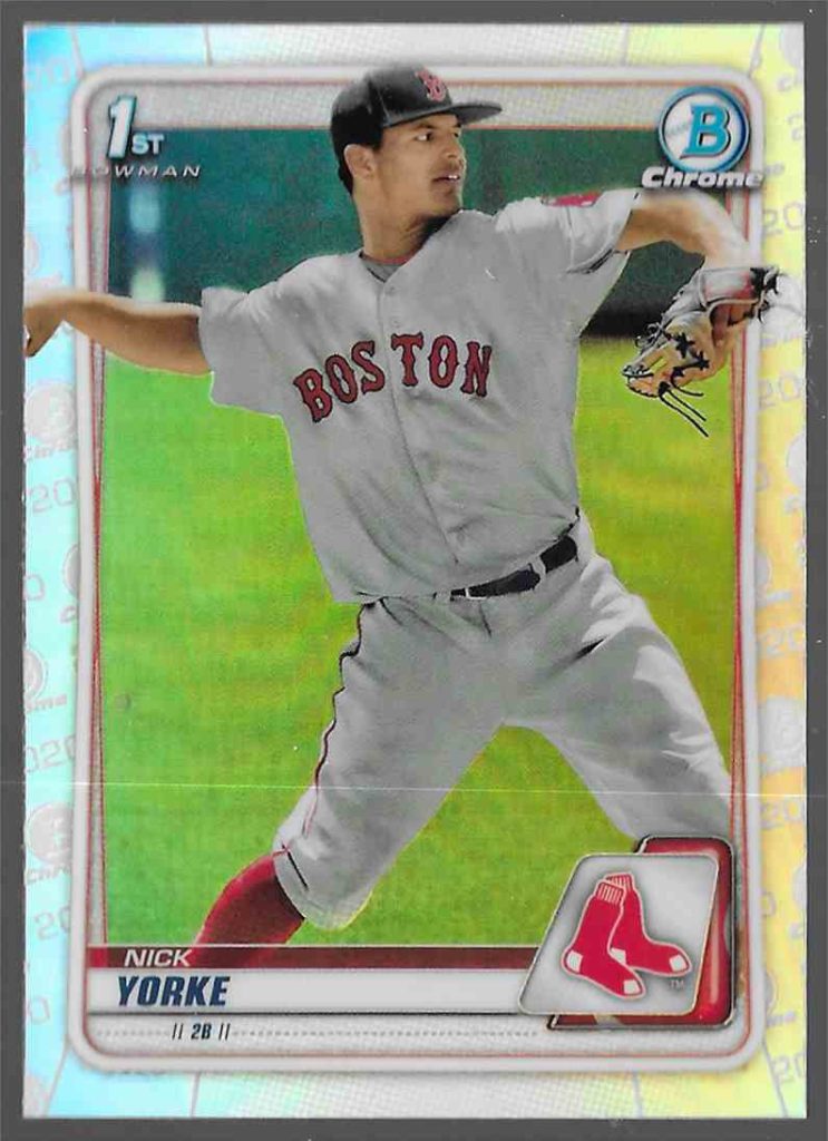 2020 Bowman Chrome Draft BD-29 Nick Yorke Refractor