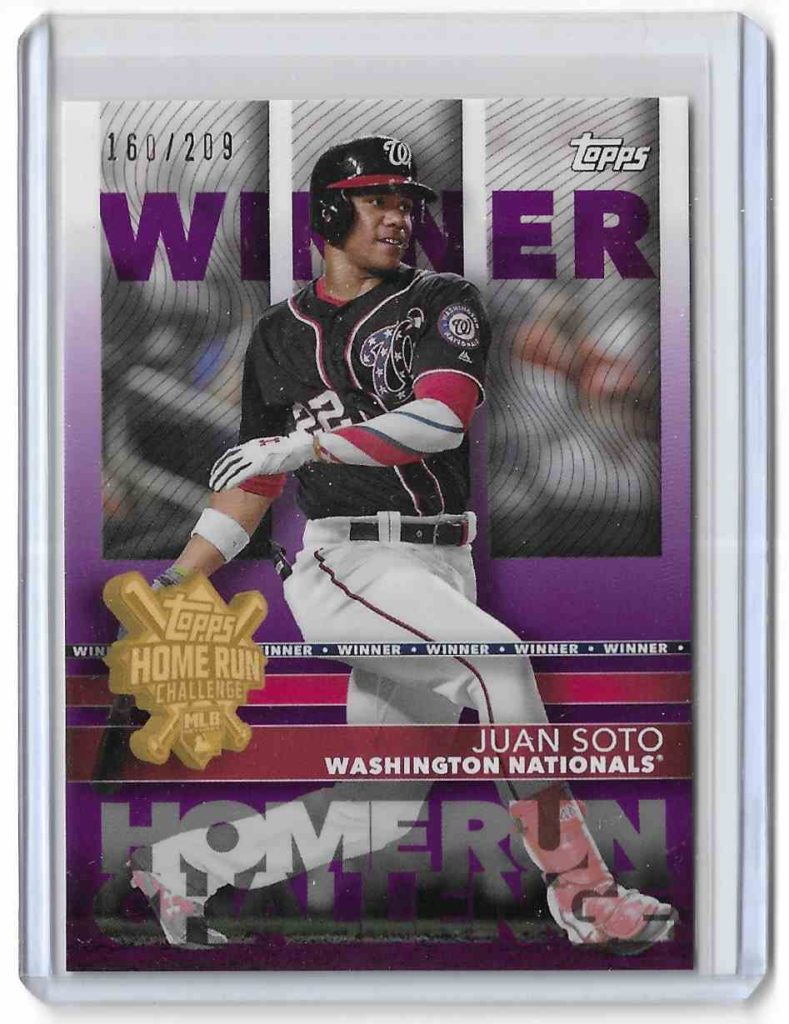 2020 Topps Home Run Challenge HRC-15 Juan Soto