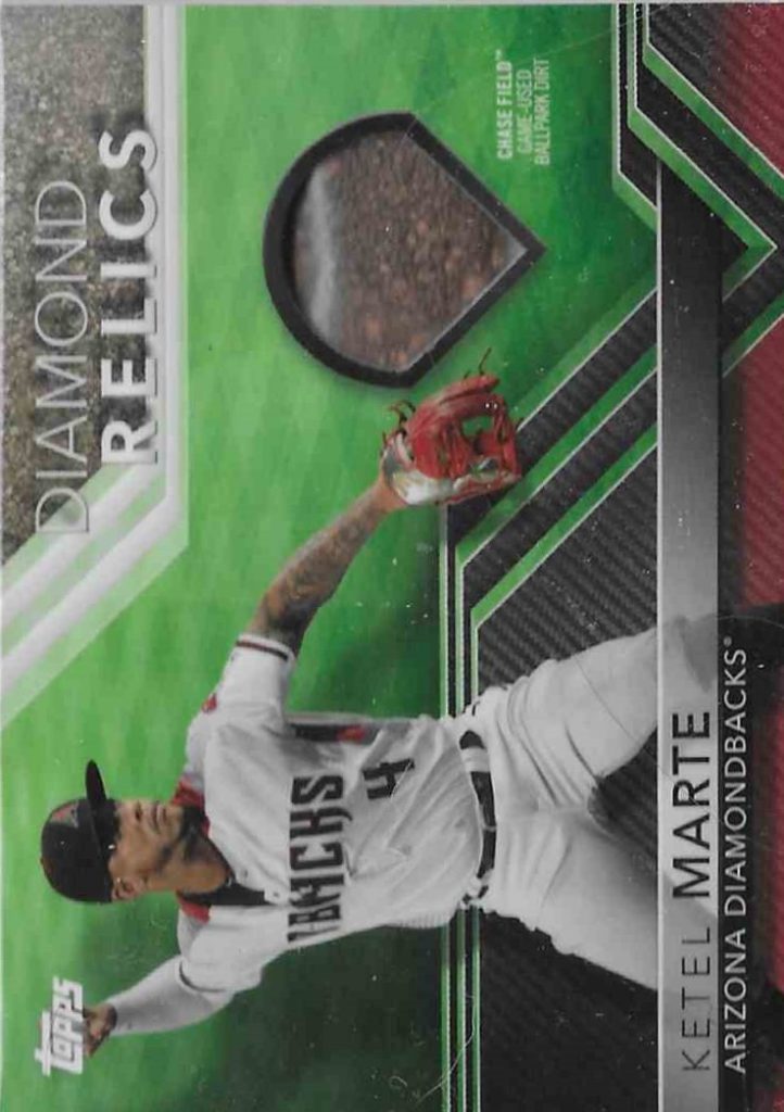 2020 Topps Opening Day Diamond Relic DR-KM Ketel Marte