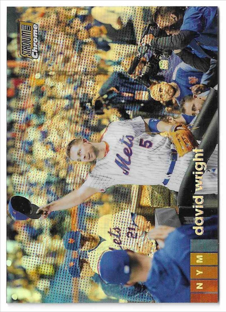 2020 Topps Stadium Club Chrome 54 David Wright Gold