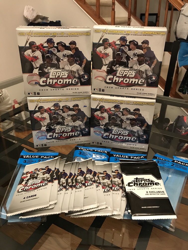 2020 Topps Chrome Update Blaster