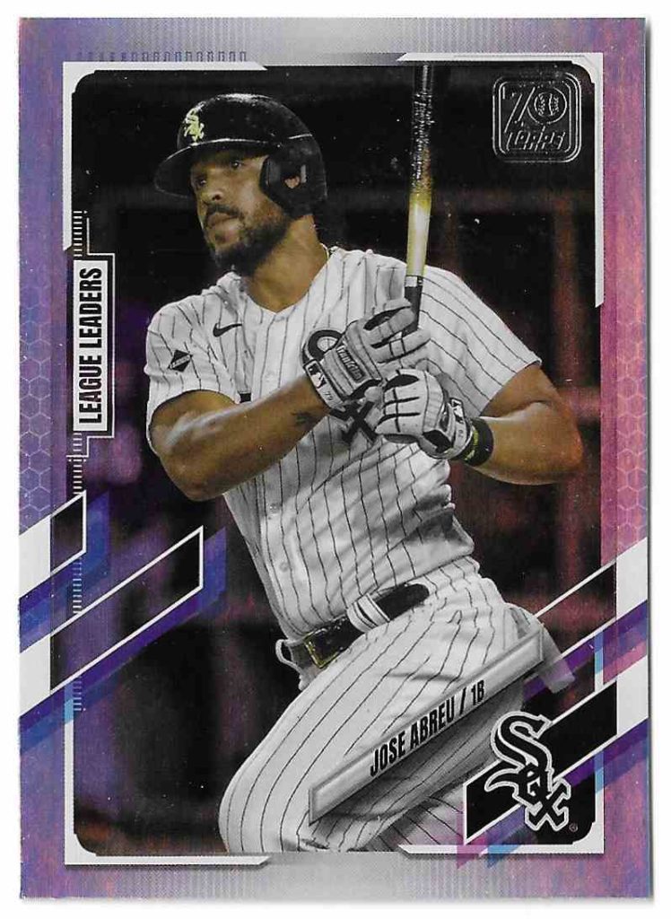 2021 Topps Series 1 180 Jose Abreu LL Rainbow Foil