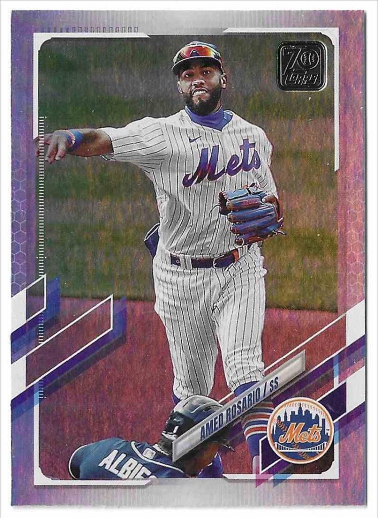 2021 Topps Series 1 185 Amed Rosario Rainbow Foil