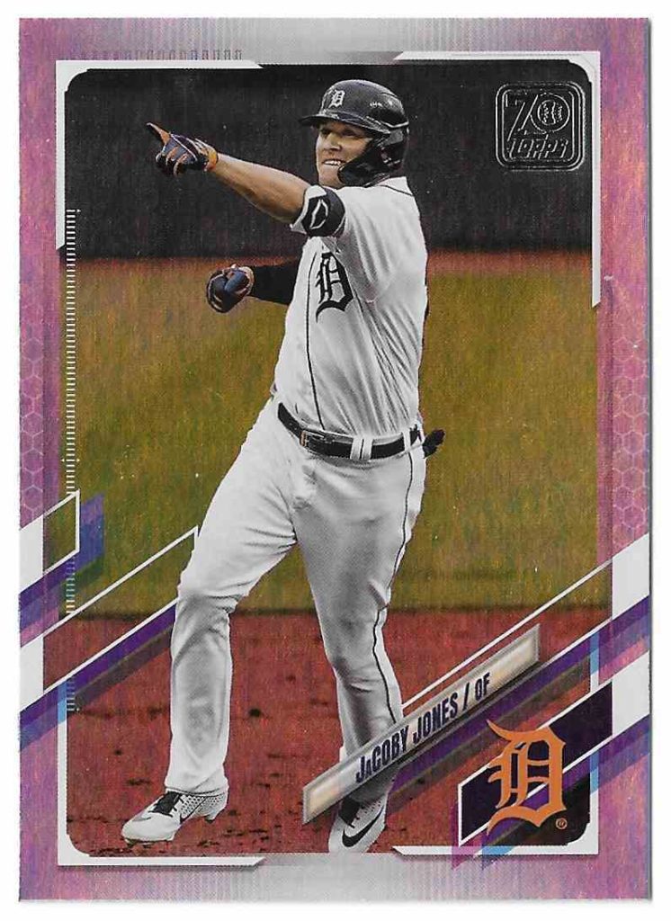 2021 Topps Series 1 213 Jacoby Jones Rainbow Foil