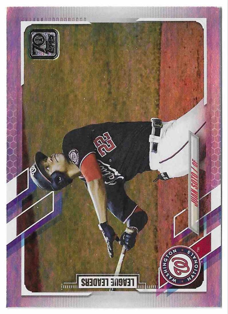 2021 Topps Series 1 225 Juan Soto LL Rainbow Foil