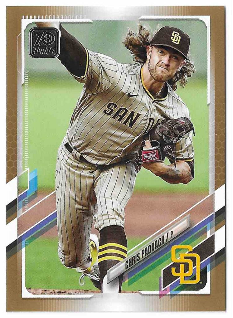 2021 Topps Series 1 259 Chris Paddack Gold