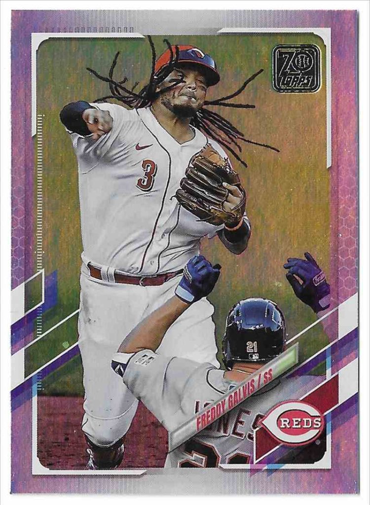 2021 Topps Series 1 274 Freddy Galvis Rainbow Foil