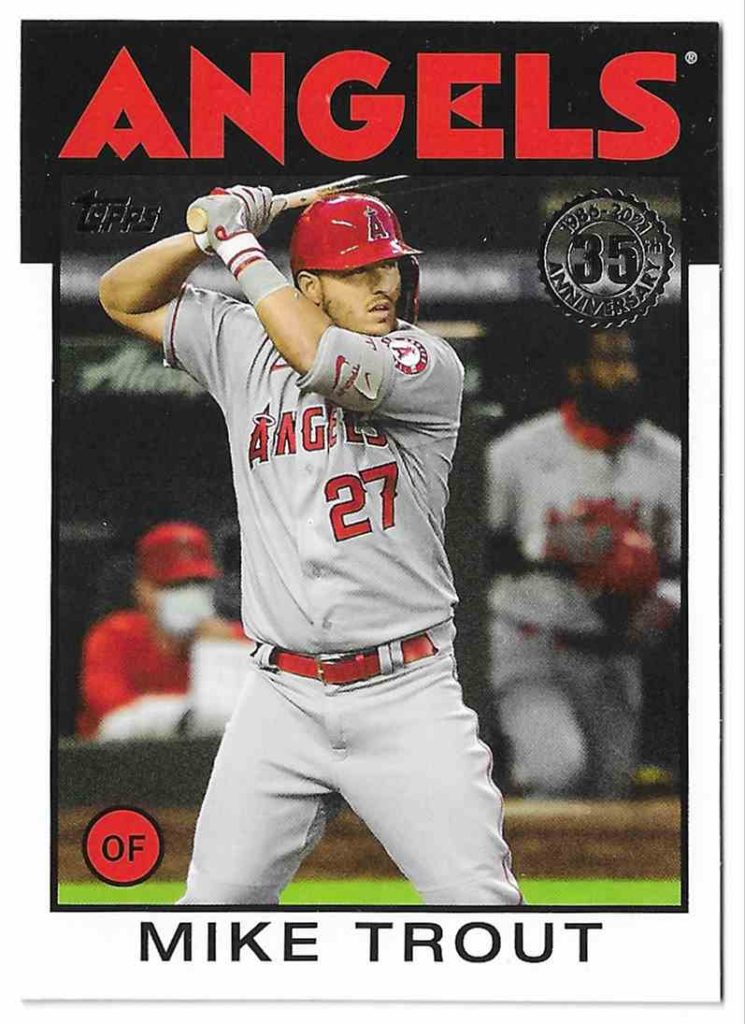 2021 Topps Series 1 86 Topps 86B-1 Mike Trout