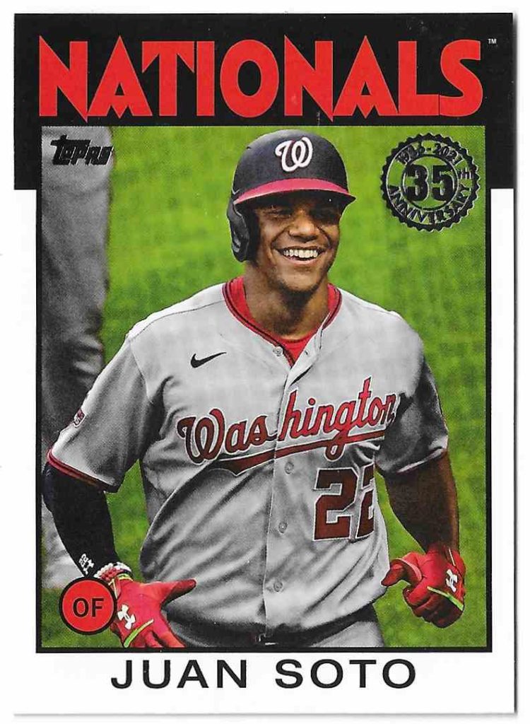 2021 Topps Series 1 86 Topps 86B-96 Juan Soto