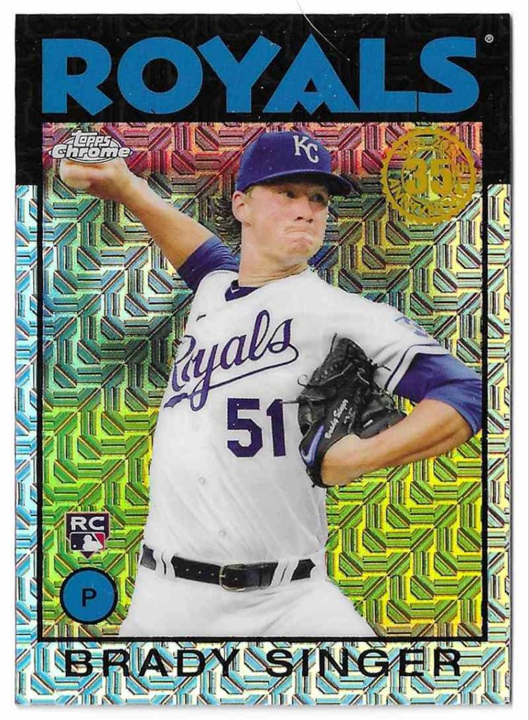 2021 Topps Series 1 Silver Pack 86BC-3 Brady Singer