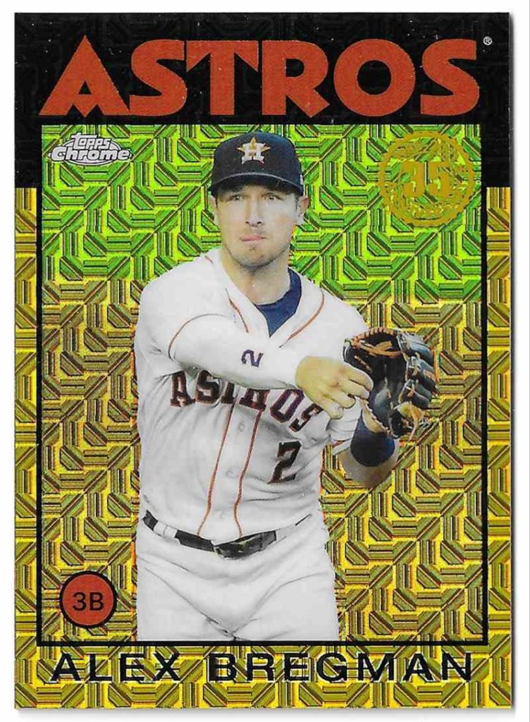 2021 Topps Series 1 Silver Pack 86BC-30 Alex Bregman Gold