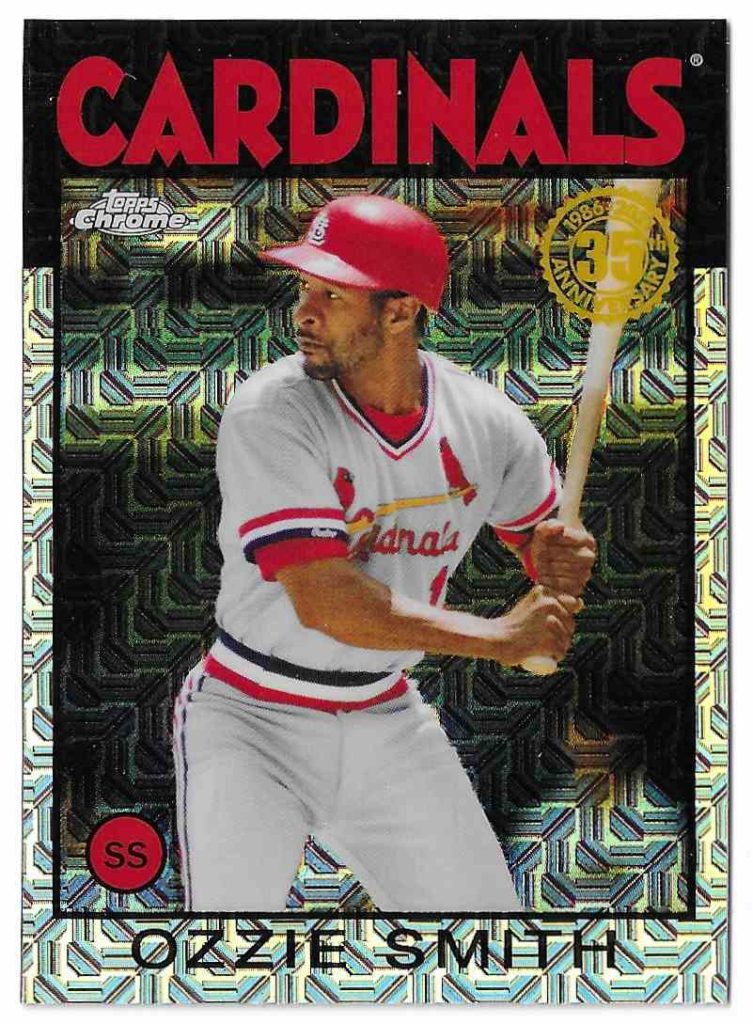 2021 Topps Series 1 Silver Pack 86BC-32 Ozzie Smith