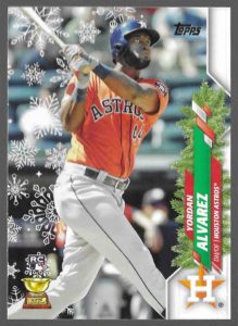 2020 Topps Holiday HW105 Yordan Alvarez