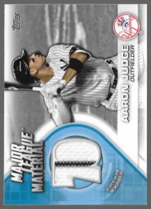 2021 Topps Major League Material MLM-AJ Aaron Judge