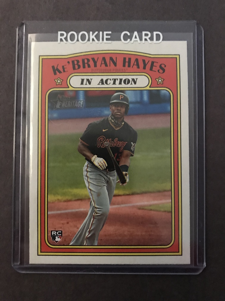 2021 Topps Heritage Ke'Bryan Hayes RC In Action