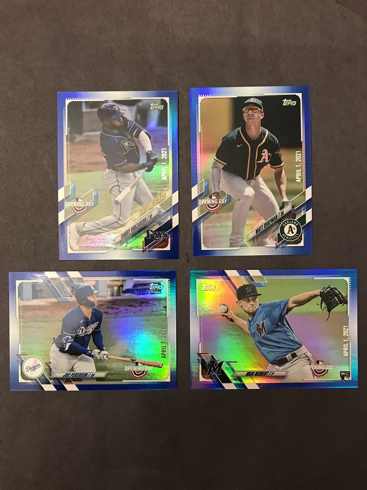 2021 Topps Opening Day Blue Parallels 2