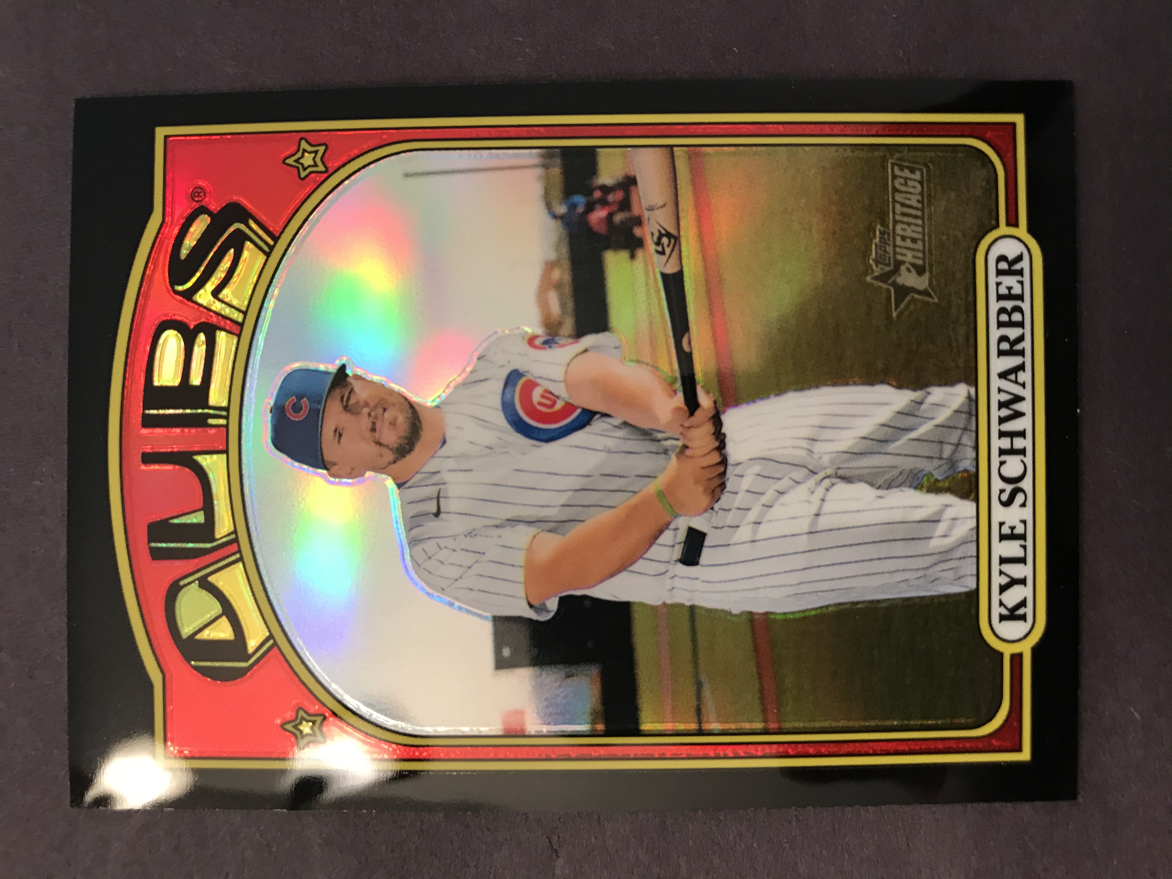 Kyle Schwarber Black Chrome