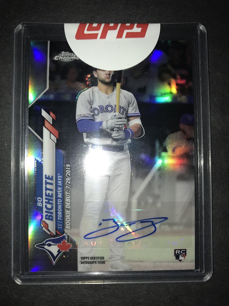 2020 Topps Chrome Update Bo Bichette RD Auto