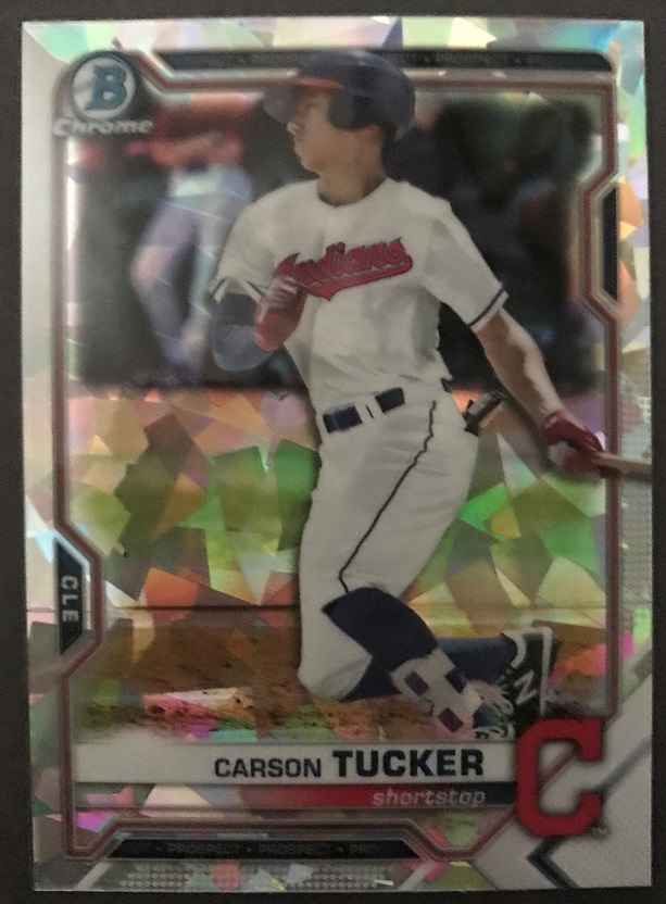 2021 Bowman Chrome Carson Tucker Atomic