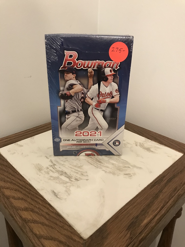 2021 Bowman Hobby Box cbcCards