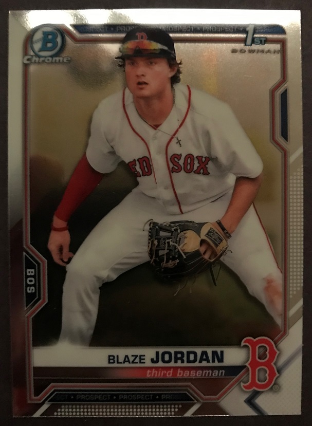 2021 Bowman Chrome Blaze Jordan