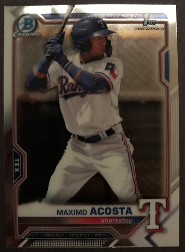 2021 Bowman Chrome Maximo Acosta