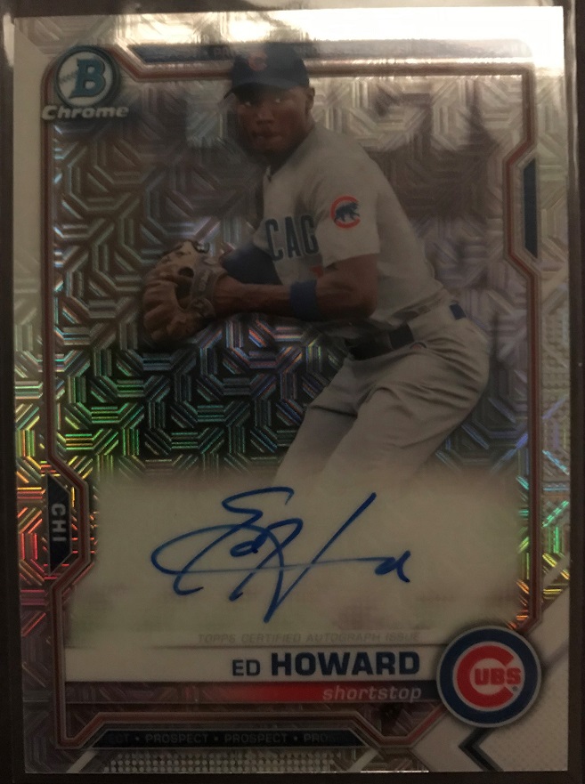 2021 Bowman Mega Ed Howard Auto