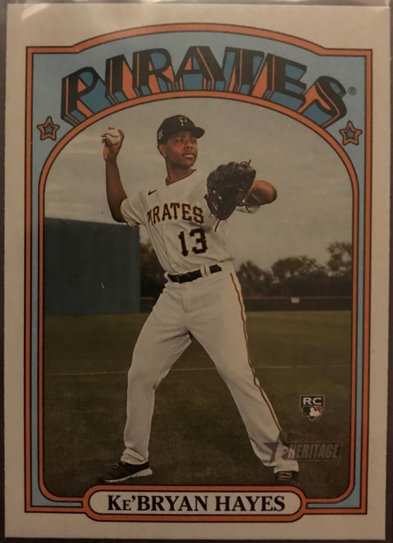 2021 Topps Heritage Ke'Bryan Hayes Action Variation RC