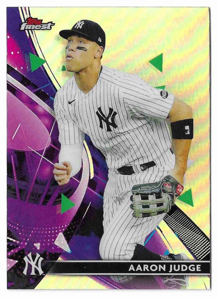 2021 Topps Finest 77 Aaron Judge Refractor