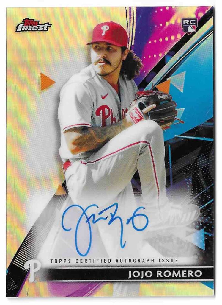 2021 Topps Finest Autographs FA-JRO Jojo Romero