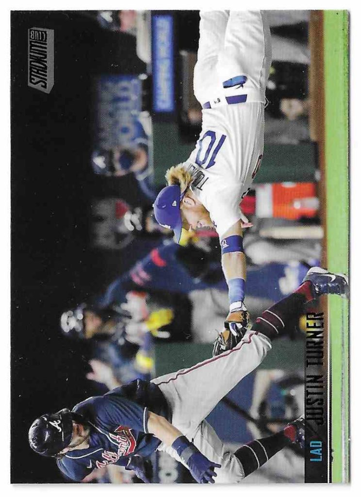 2021 Topps Stadium Club 285 Justin Turner Black Foil