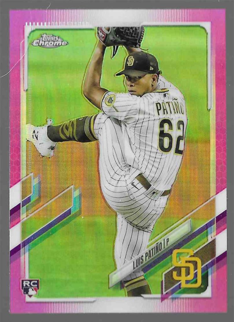 2021 Topps Chrome 196 Luis Patino Pink