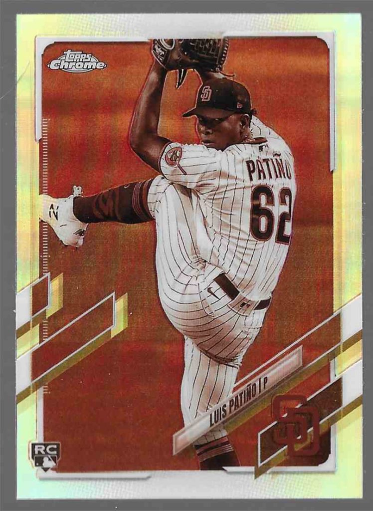 2021 Topps Chrome 196 Luis Patino Sepia