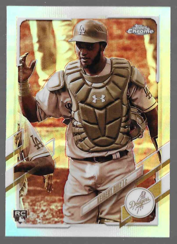 2021 Topps Chrome 5 Keibert Ruiz Sepia