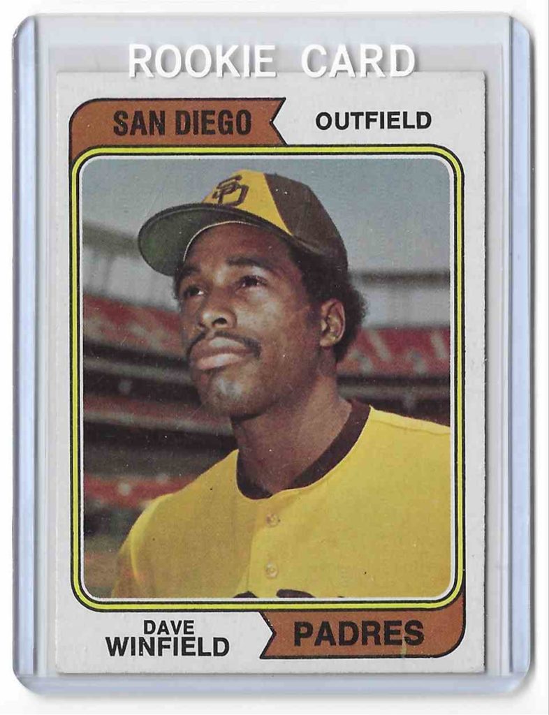 1974 Topps 456 Dave Winfield