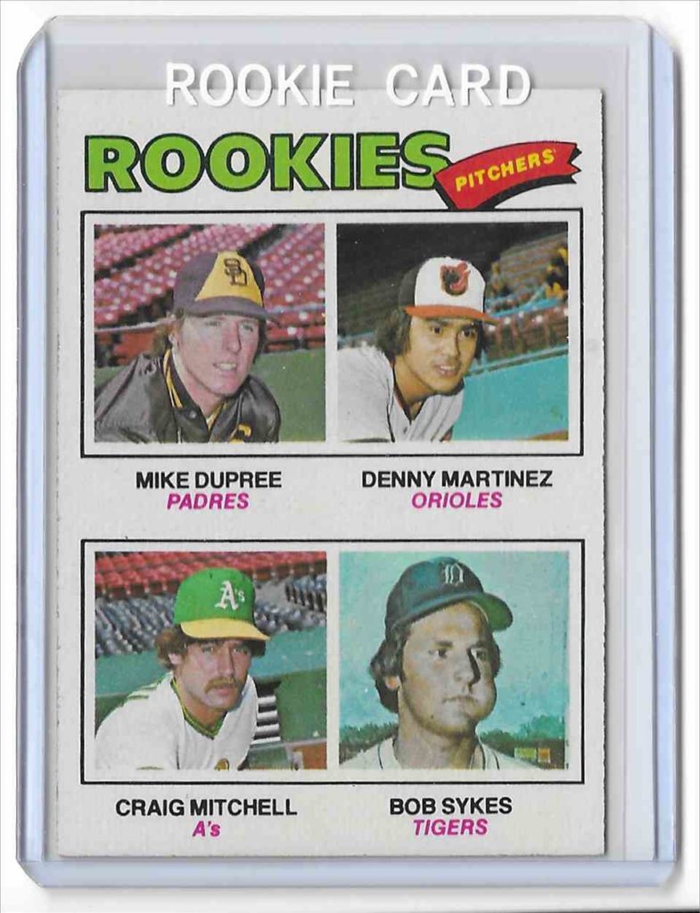 1977 Topps 491 Denny Martinez