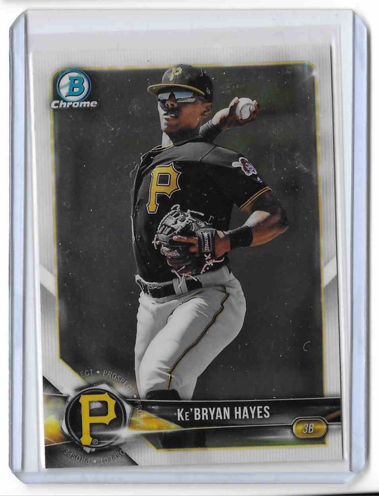 2018 Bowman Chrome Draft BDC-50 Ke'Bryan Hayes