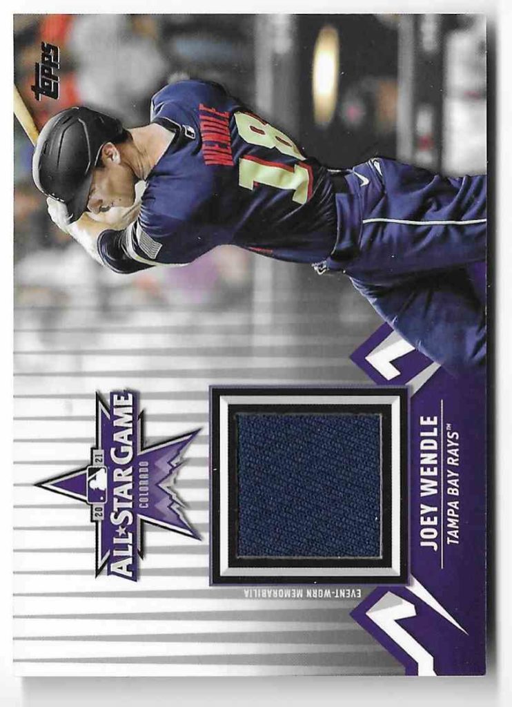 2021 Topps Update All Star Stitches ASSC-JWE Joey Wendle