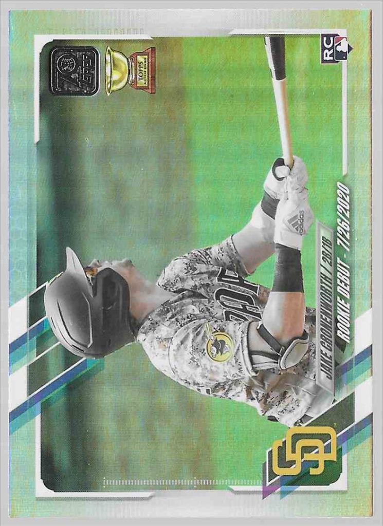 2021 Topps Update US143 Jake Cronenworth Rainbow Foil