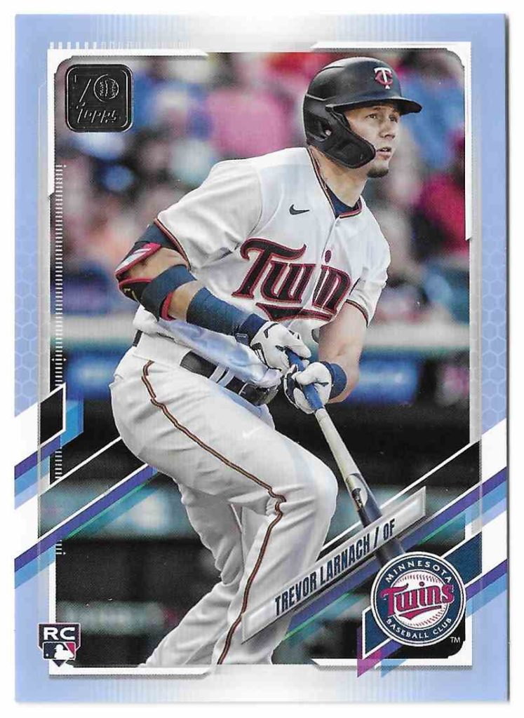 2021 Topps Update US6 Trevor Larnach Fathers Day Blue