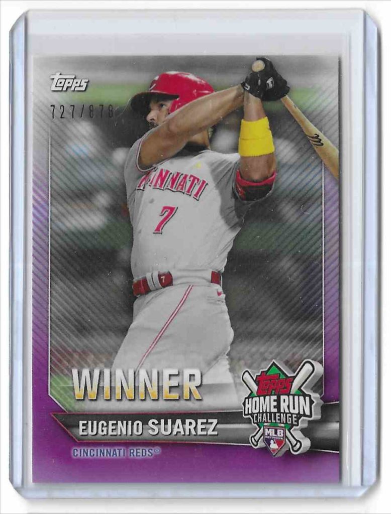 2021 Topps Home Run Challenge September HRW-28 Eugenio Suarez