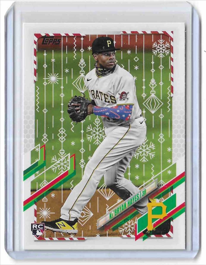 2021 Topps Holiday HW185 Ke'Bryan Hayes SSP 427